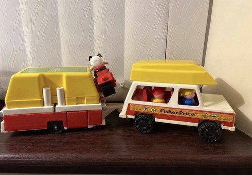 Vintage fisher price jeep - fisher,