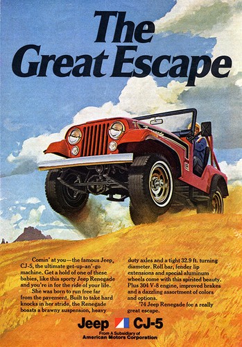 Jeep the great escape - cj-5,