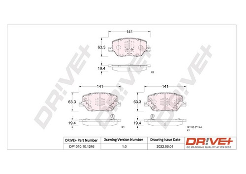 Front axle - dr!ve, +
