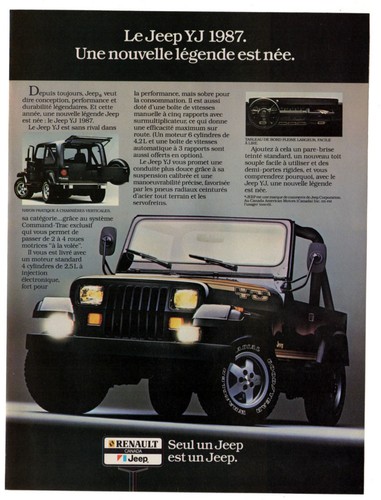 1987 jeep vintage - vintage, original