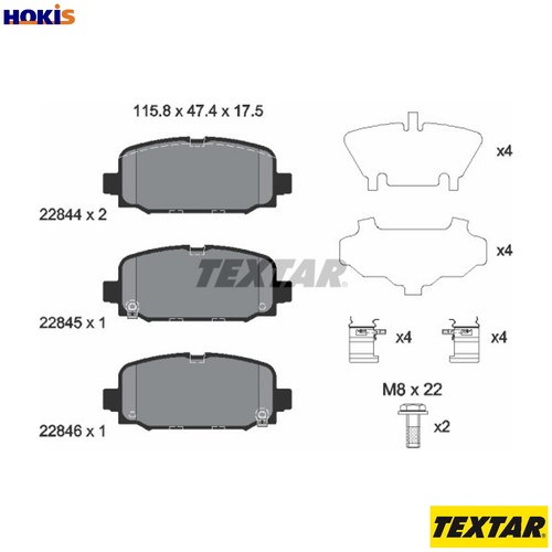 Brake pad set disc - pad,