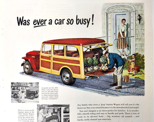 Willys overland jeep - willys, station